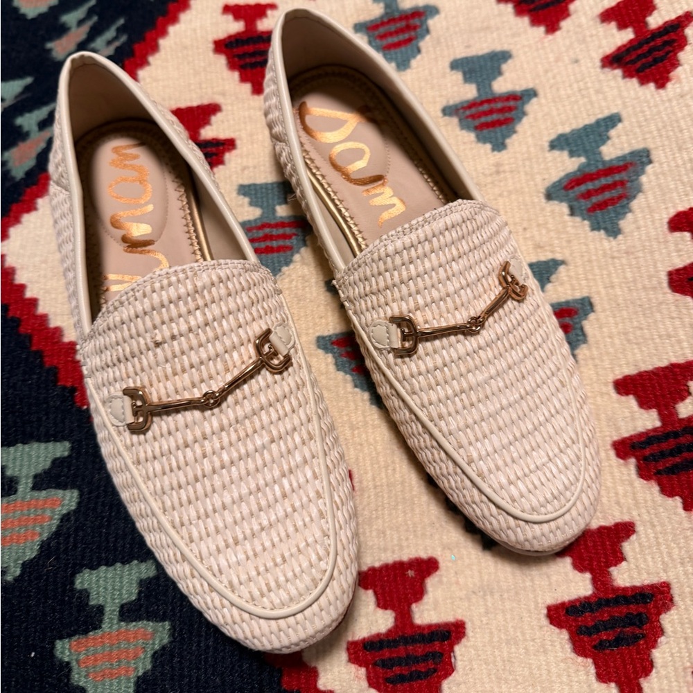 Sam Edelman Loraine Loafers Linen Raffia